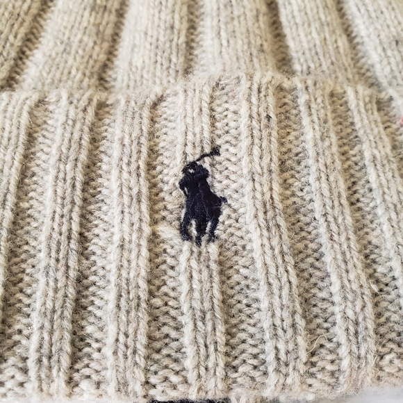 Polo Ralph Lauren Unisex Merino Cuffed Beanie Hat - Picture 5 of 10